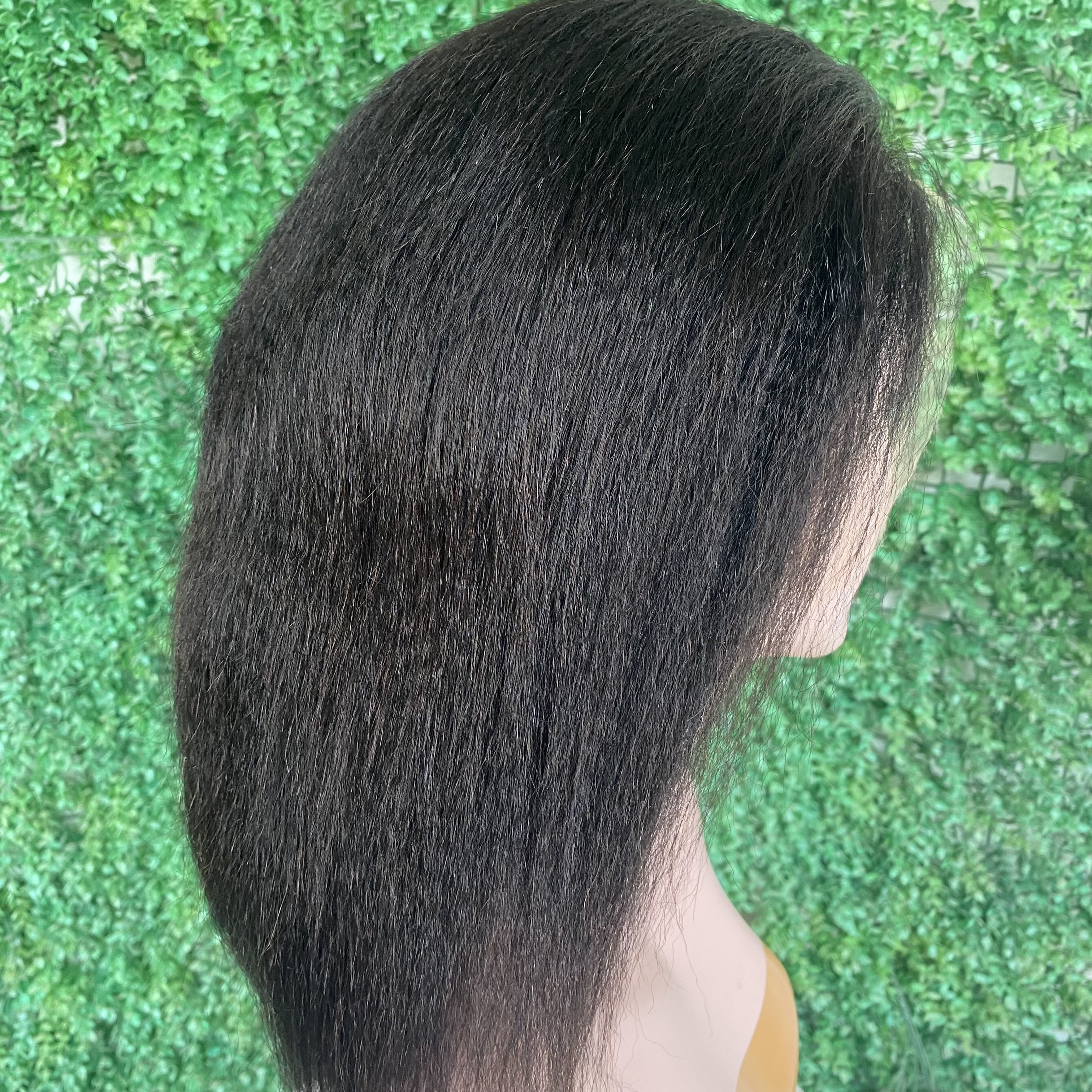 Yaki straight HD Full Lace Wigs 100% Human Hair HD Lace Frontal Wig Short Braiding wigs