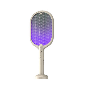 Foldable Ultrasonic Pest Repeller Control Electric Mosquito Killer Fly Racket Swatter Racket Rechargeable