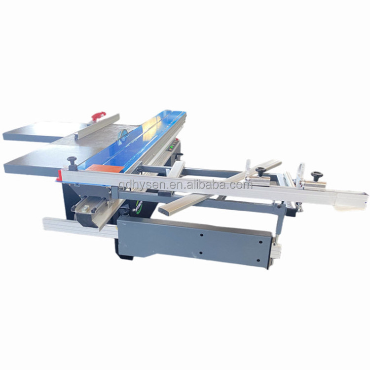 HYSEN sliding table panel saw machine 45 or 90 degree sliding table wood saw automatic precision cutting machine price for sale