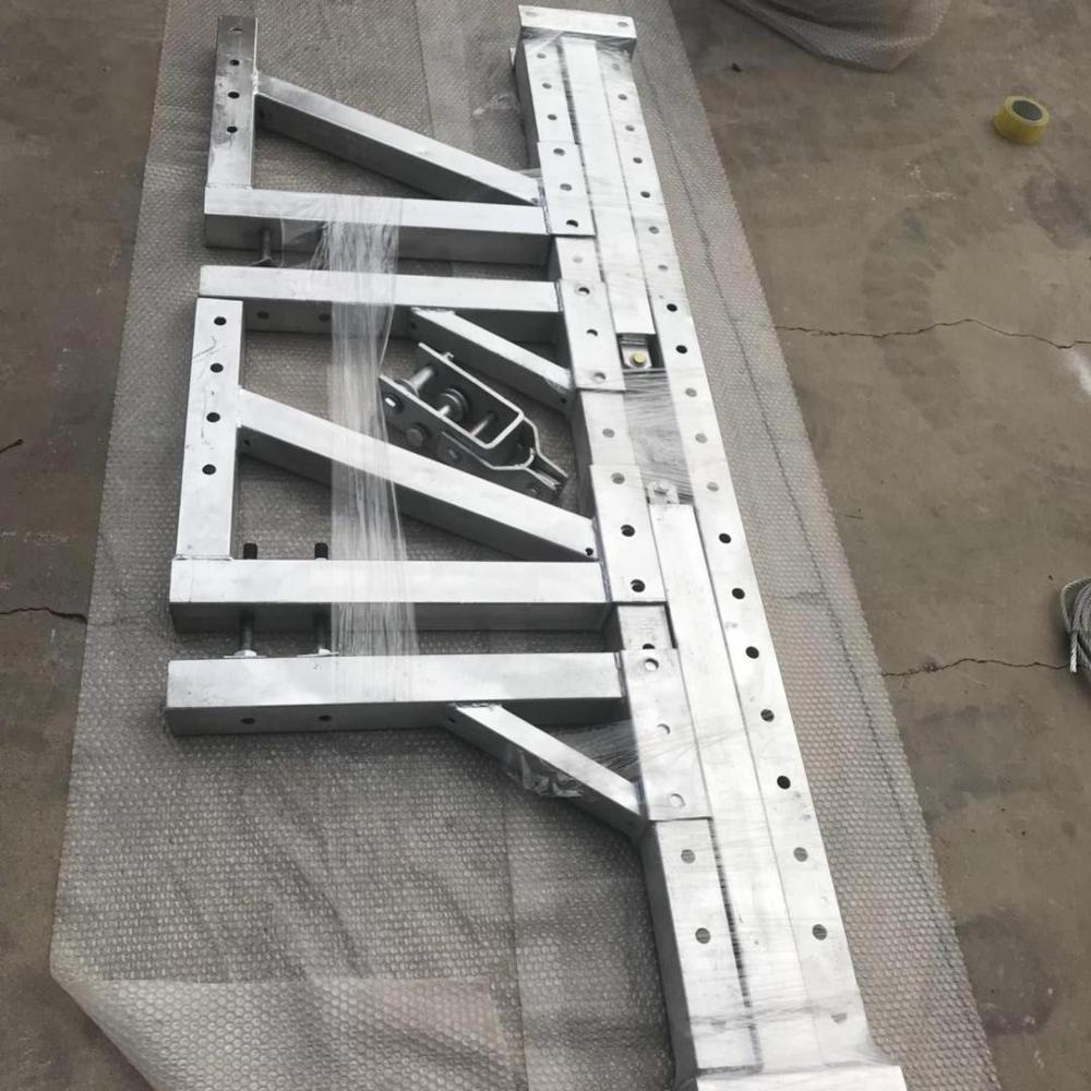 Hot galvanized parapet clamp for special parapet wall and work platforms gondola