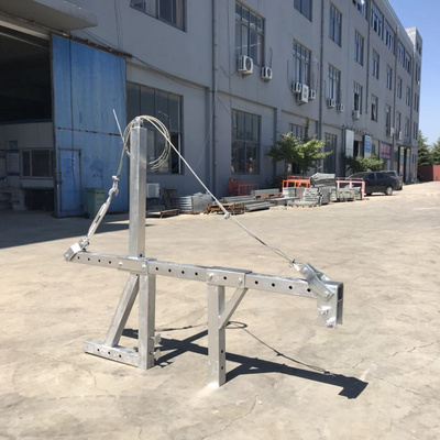 Hot galvanized parapet clamp for special parapet wall and work platforms gondola