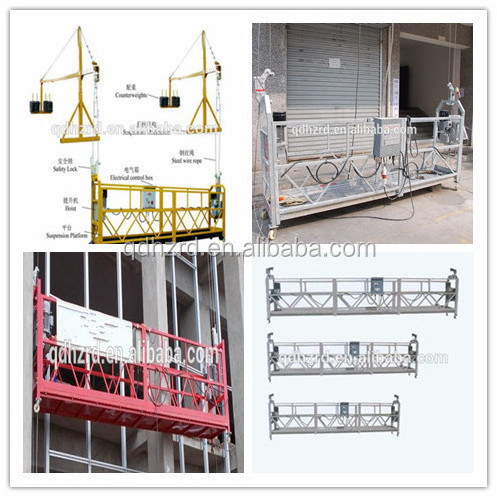 electric construction/building/external wall/lift gondola/scaffold work/swing stage/zlp630/zlp800