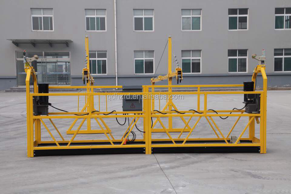 steel painted zlp 630 building construction lift/ift gondola/suspended platform/swing stage