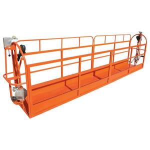 steel painted zlp 630 building construction lift/ift gondola/suspended platform/swing stage