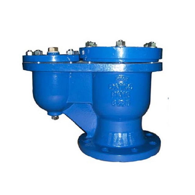 Combination air release valve with thread flange connection