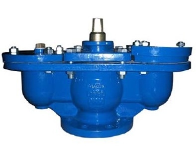 Combination air release valve with thread flange connection