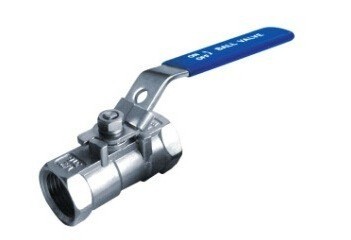 Stainless Steel 304 2PC Floating Ball Valve Threaded Ends Full Bore Ball Valve