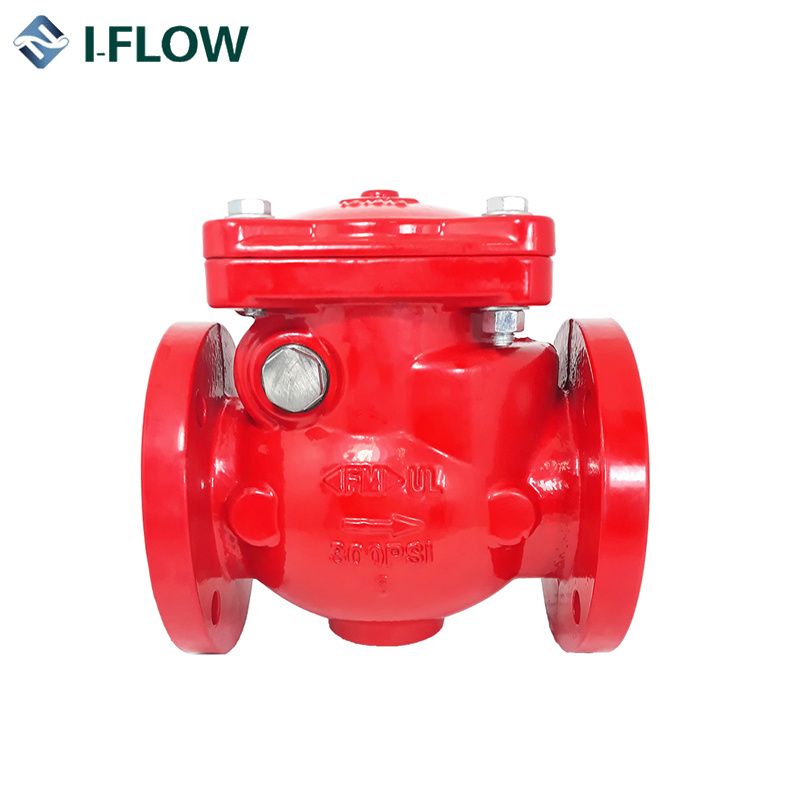 UL/FM Approved Listed Swing Check Valve with Flanged Ends 300psi