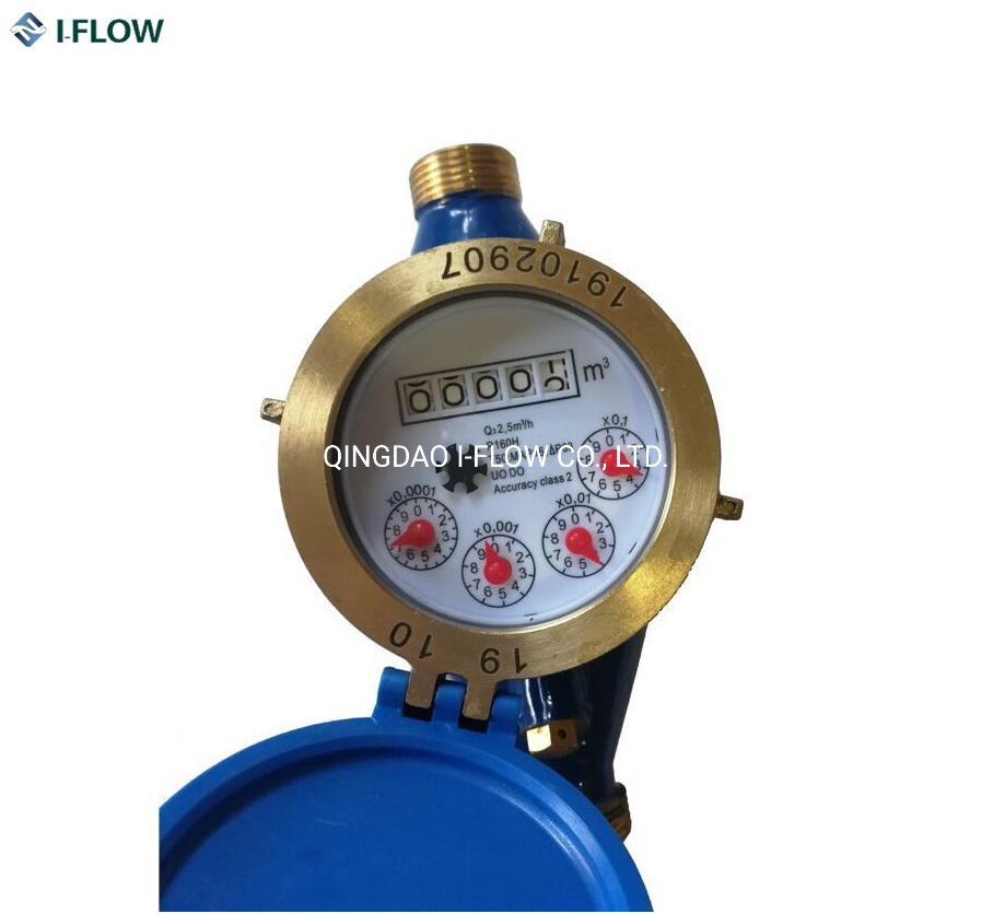 Remote Reading Multi-Jet Dry Type Water Meter with Brass Joint