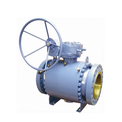 Trunnion Mounted Carbon Steel Ball Valve with Gear Operation