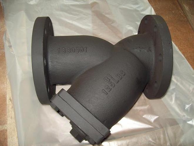 American standard y strainer valve with CI body