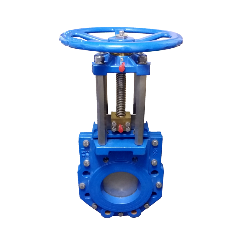 China Supplier Single Acting Pneumatic Actuator Knife Gate Valve