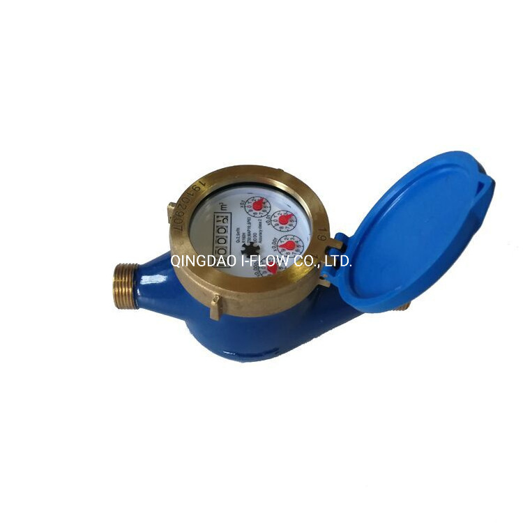 Remote Reading Multi-Jet Dry Type Water Meter with Brass Joint