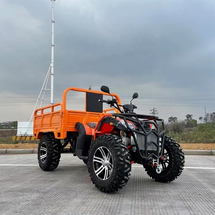 China high quality 250cc ATV Quad Buggy with self tipping trailer