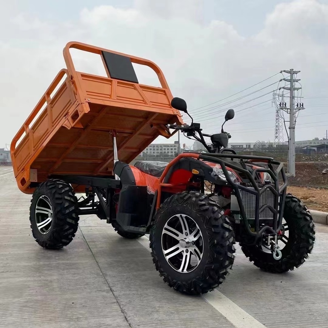 All-Terrain Vehicle 250cc 4x4 ATV Quad with tipping box Suitable For Farm Use