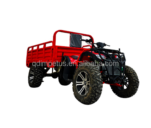 China high quality 250cc ATV Quad Buggy with self tipping trailer