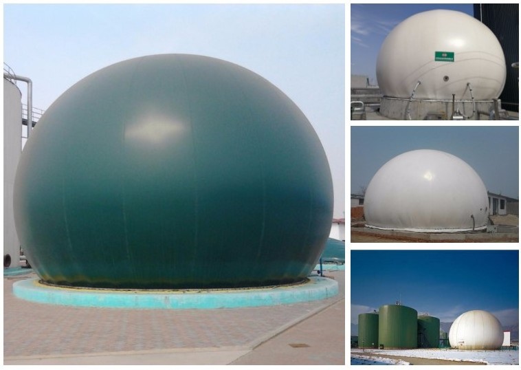 Double Membrane Biogas Storage Holder Biogas Storage Balloon In Biogas Fermenter Industrial