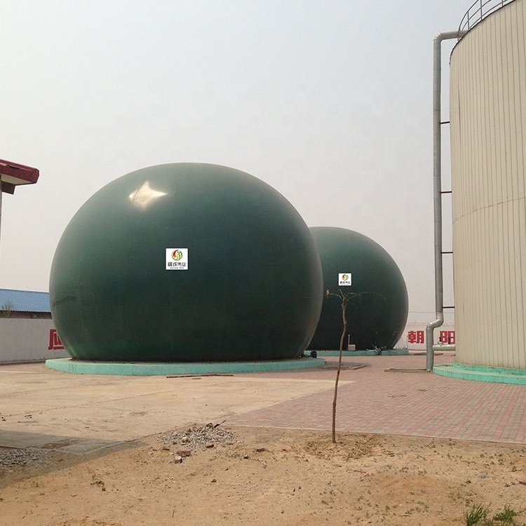 10000m3 Double Membrane Biogas Storage Balloon with Auto-Control System and Digital Data Output