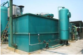 Integrated horizontal dissolved air flotation DAF machine sewage treatment system 50m3 per day