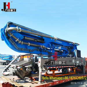 JIUHE brand 38 concrete pump without chassis,small mobile concrete pumps truck truck mounted concrete pump with oversea service