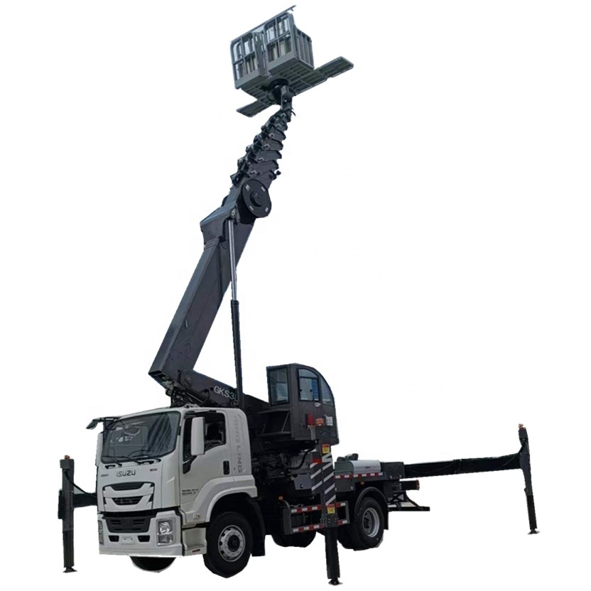 hot sale18m 20m 21m 23m 24m 25m 29m 32m 38m 45m 50m 55m aerial work truck HOWO aerial work vehicle ISUZU high working platform