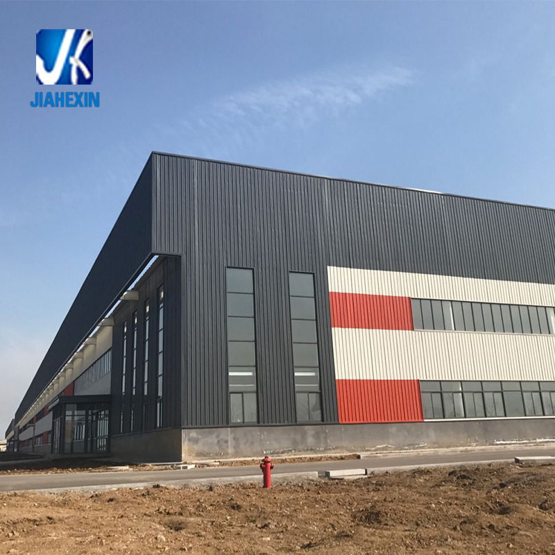 Qingdao manufacturer prefabricated metal construction building steel structure hangar/storage/garage/ workshop/warehouse