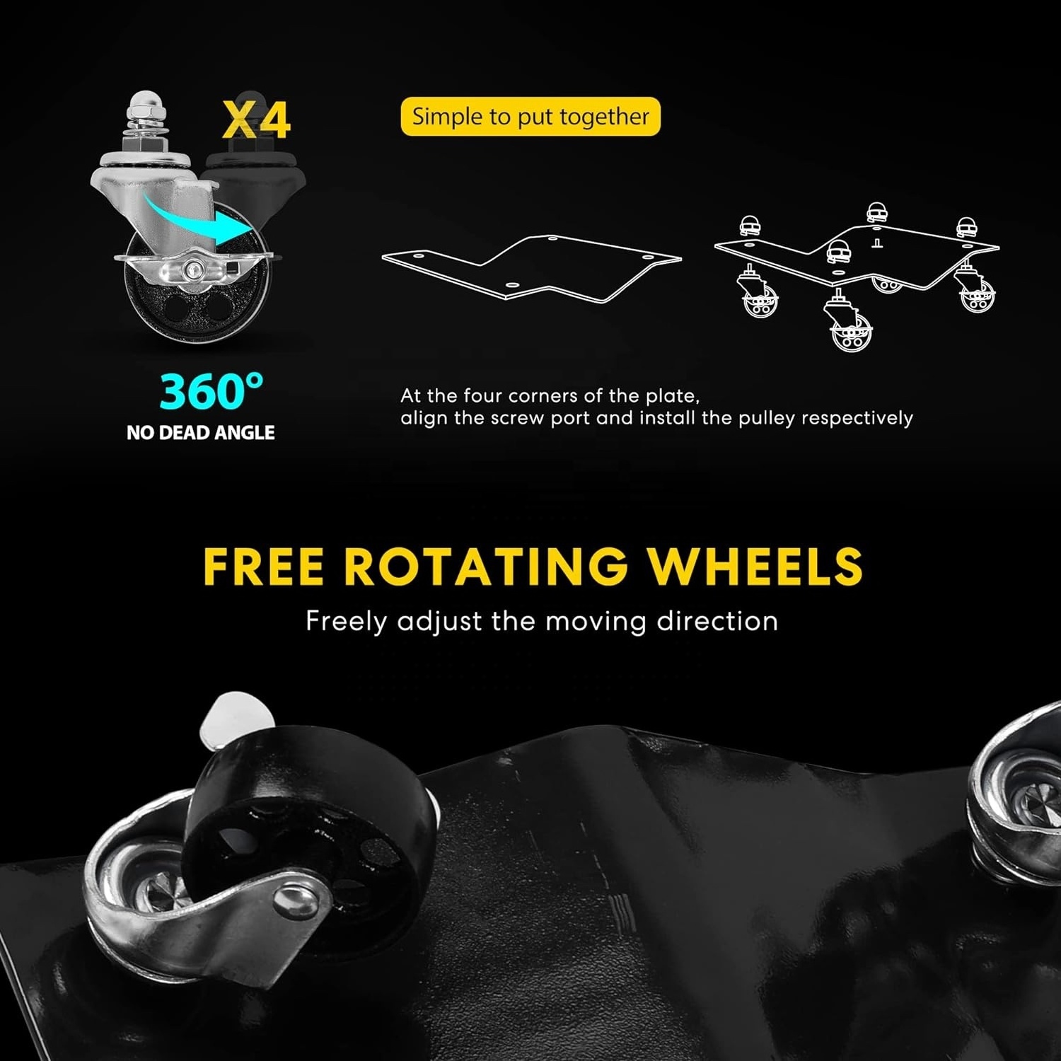 Tire Skates Wheel Dolly Wheel Car dolly