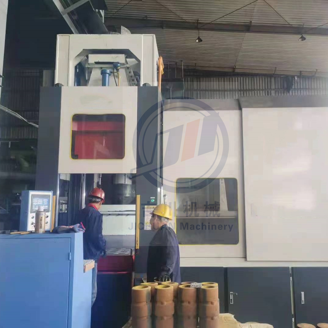 Pulleys and auto parts production line fully automatic horizontal and vertical green sand molding machine