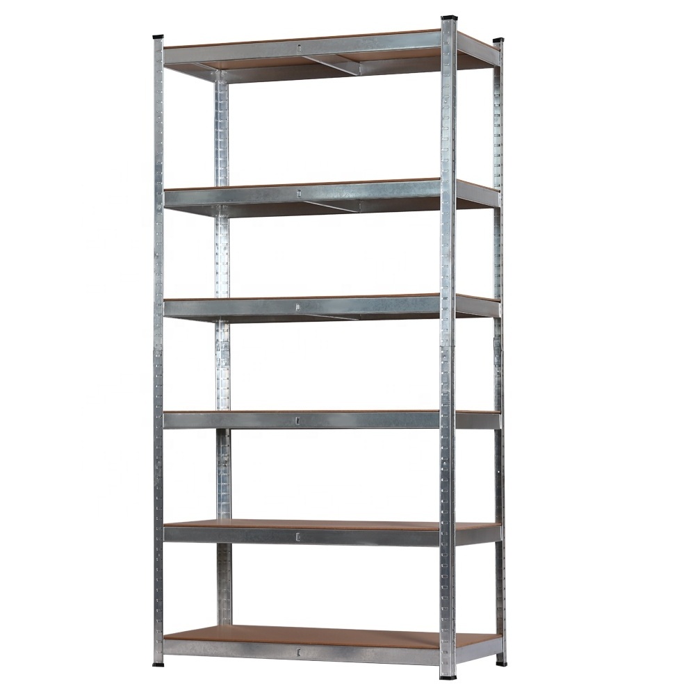 KINDE Plus 6 Adjustable Tier Galvanized Metal Shelves Eco-friendly Boltless Rack Storage Shelving Units