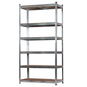 KINDE Plus 6 Adjustable Tier Galvanized Metal Shelves Eco-friendly Boltless Rack Storage Shelving Units