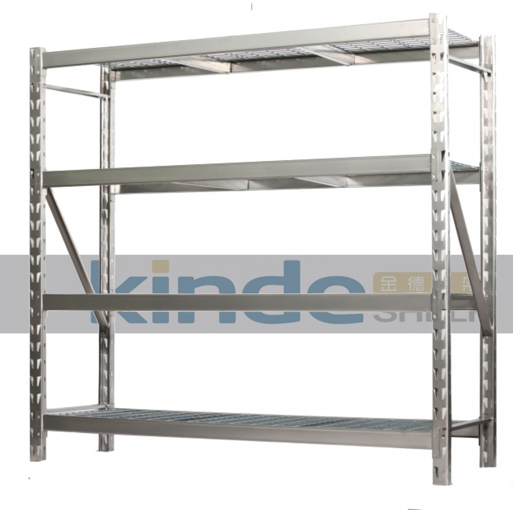 Industry Metal KINDE Shelf Adjustable Racks Steel Boltless Shelving Heavy Duty Galvanized or Powder Coating Racks