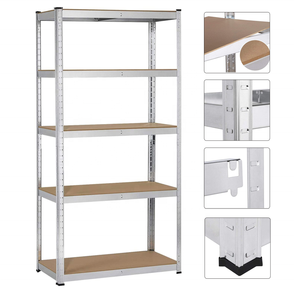 Factory OEM heavy duty shelving store display storage shelves heavy duty 5 tier garage shelving