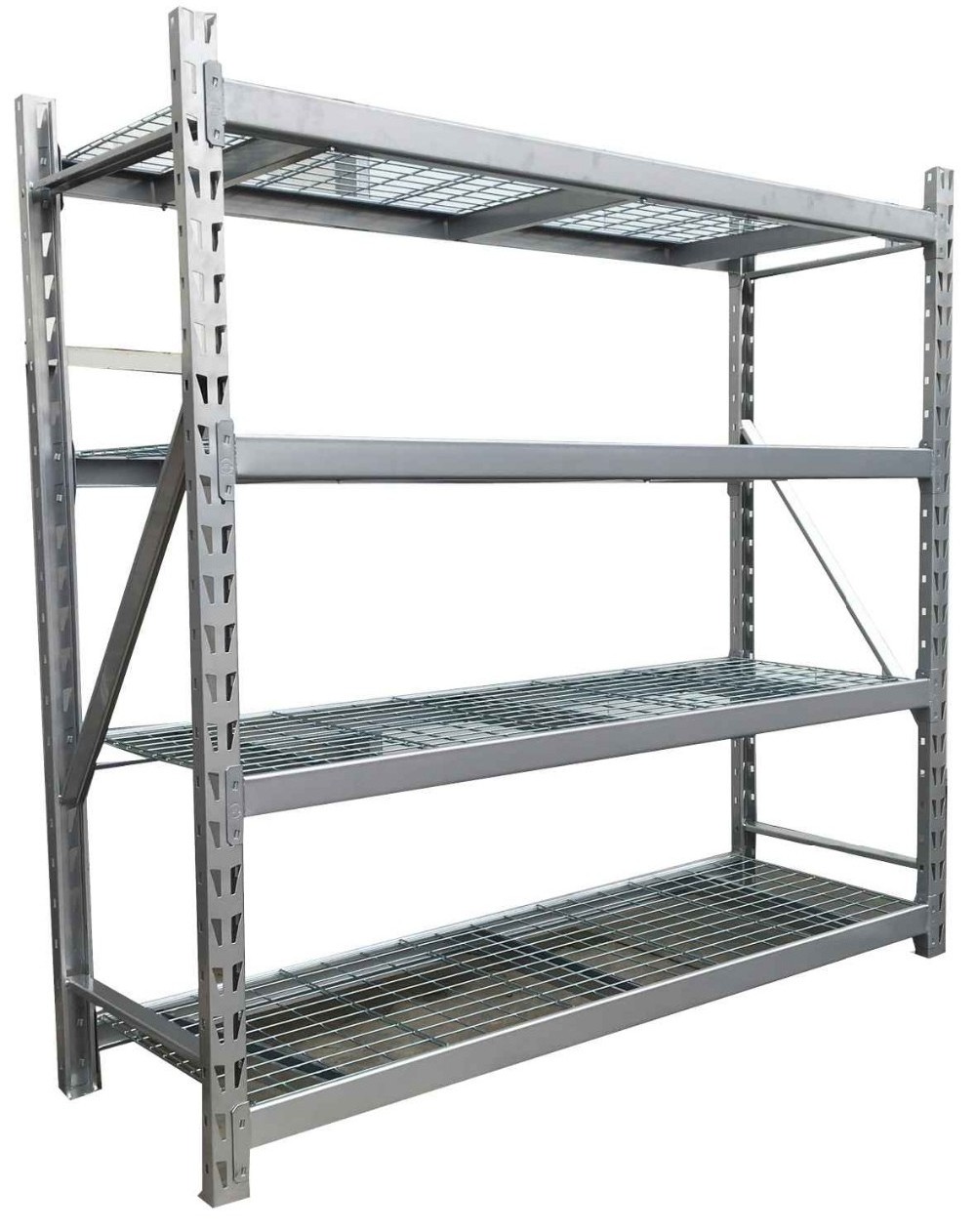 KINDE industrial 800kgs 4 layers shelf metal shelving unit heavy duty rack warehouse shelf racks