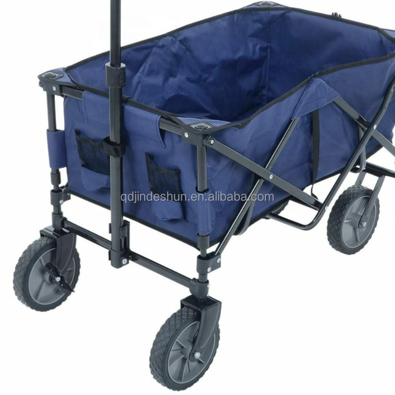 KINDE Factory Delivery bike folding outdoor utility wagon folding wagon with seat belt certificate