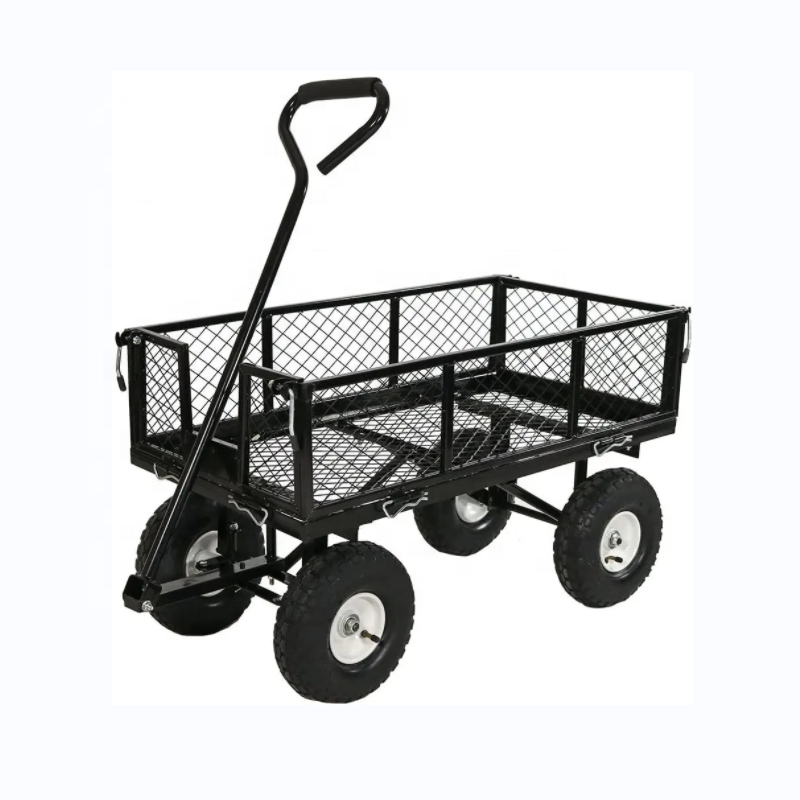 KINDE Garden Mesh Cart with Detachable side TC1102 Widely Used Garden Tool Cart