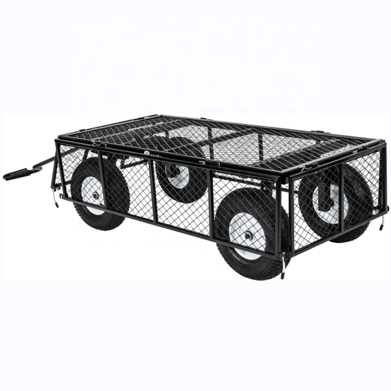 KINDE Garden Mesh Cart with Detachable side TC1102 Widely Used Garden Tool Cart