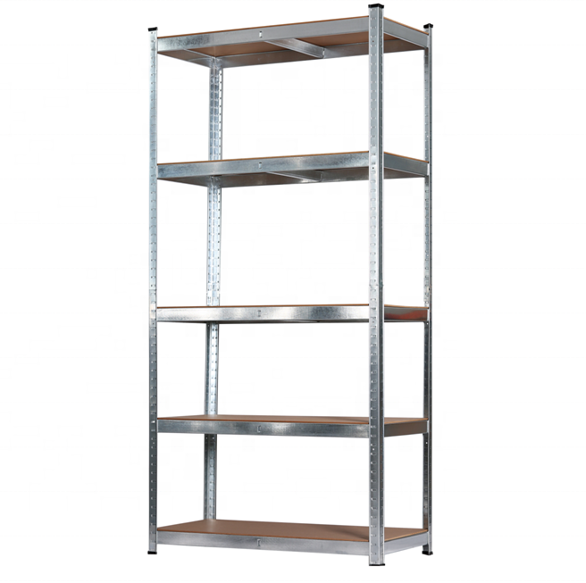 KINDE 5 Tier Racking Shelves Adjustable  Metal Shelves Multi-purpose Boltless Rack Storage Shelving 180x90x40CM 875KG