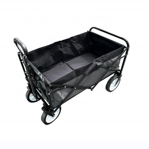 Portable all terrain beach utility cart beach camping trolley wagon cart with adjustable shelf height and wheels CT0103