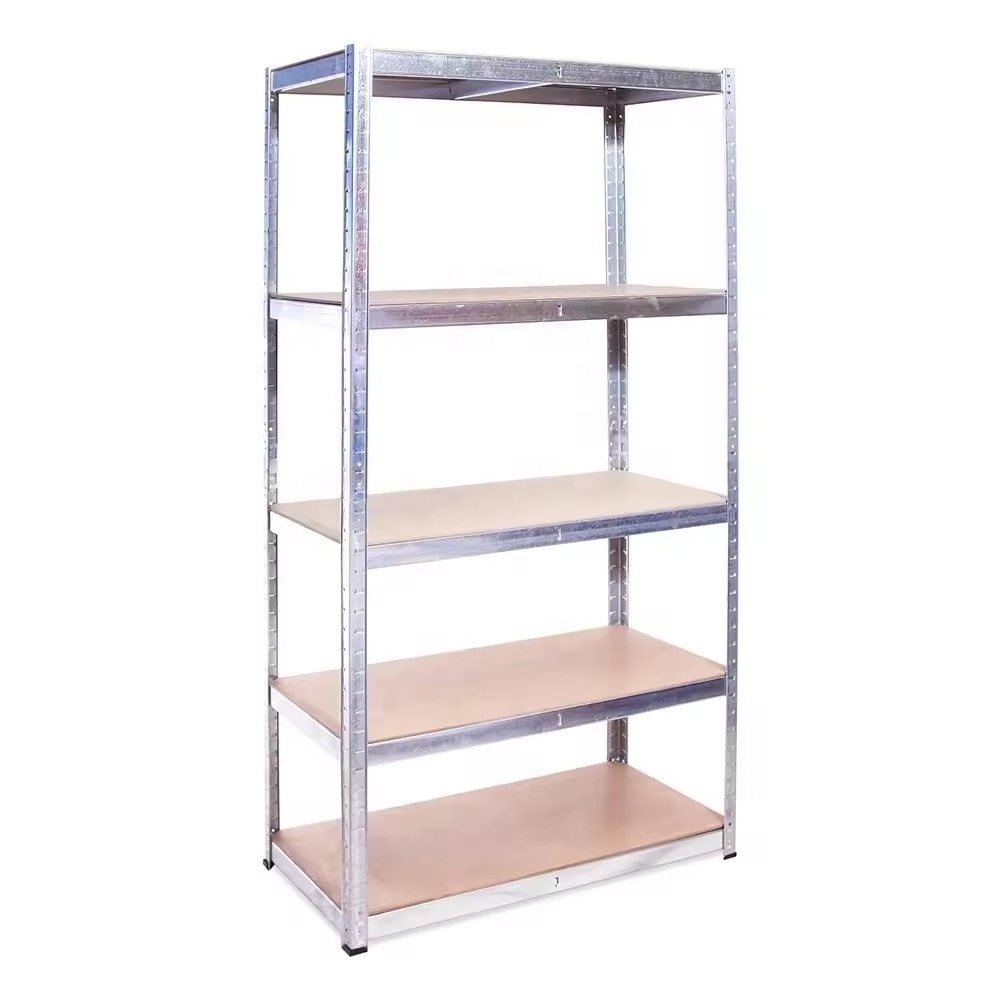 Heavy duty 5 ties Metal Storage Rack Boltless Shelving Systems Steel Racking Unit Metal Garage Shelf