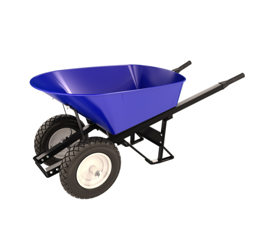 200kg Load Heavy Duty Industrial Building Tools Metal Tray Manufactures Construction Wheelbarrow