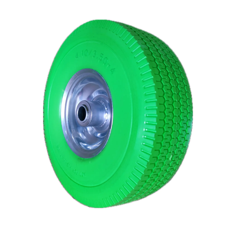 Replacement Tire Pu Foam Wheels 4.10/3.50-4 Wheel Pu Foam Tyre Wheel For Hand Trolley