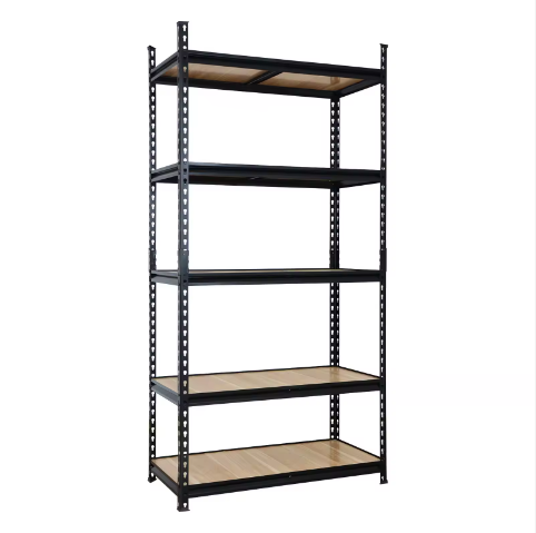 Industrial Black Storage Adjustable Warehouse Heavy Duty Metal Boltless Shelving