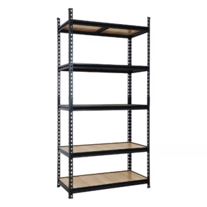 Industrial Black Storage Adjustable Warehouse Heavy Duty Metal Boltless Shelving