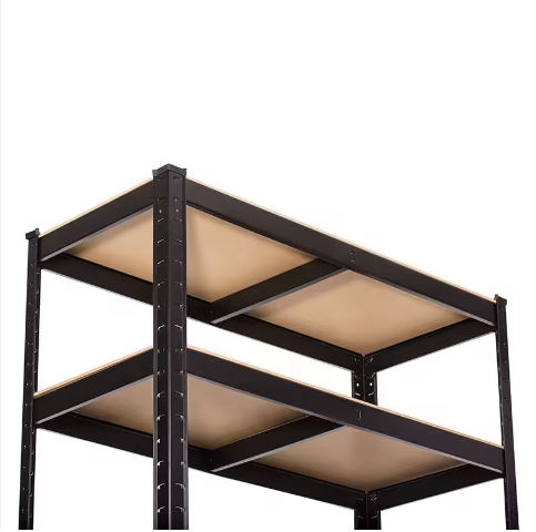 5 Tiers High Quality Adjustable Metal Boltless Shelf And Racks Warehouse Storage Medium Duty Metal Rack Shelf