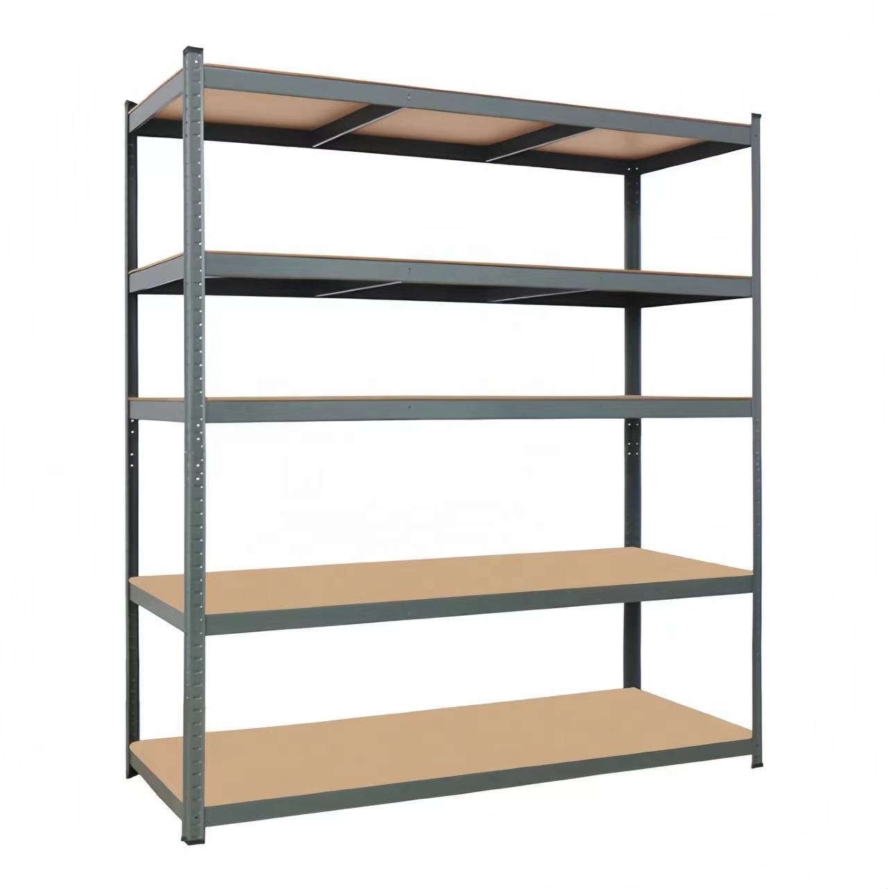 Heavy Duty 5 Layer Galvanized Steel Metal Boltless Rivet Storage Rack Shelves Industrial Garage Shelving Storage Shelves