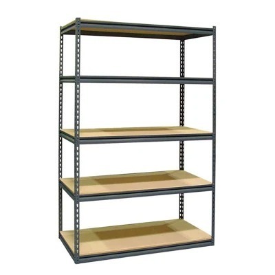 Warehouse / Home Furniture Customizable Light Duty Boltless Rivet Shelving Metal Shelf Rack