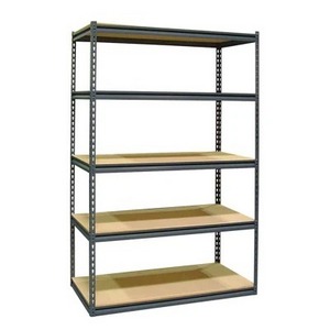 Warehouse / Home Furniture Customizable Light Duty Boltless Rivet Shelving Metal Shelf Rack