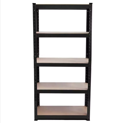 5 Tiers High Quality Adjustable Metal Boltless Shelf And Racks Warehouse Storage Medium Duty Metal Rack Shelf