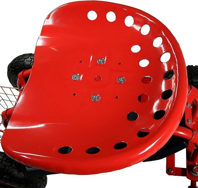 360 Degree Rotating Seat Rolling Garden Stool Work Seat Cart