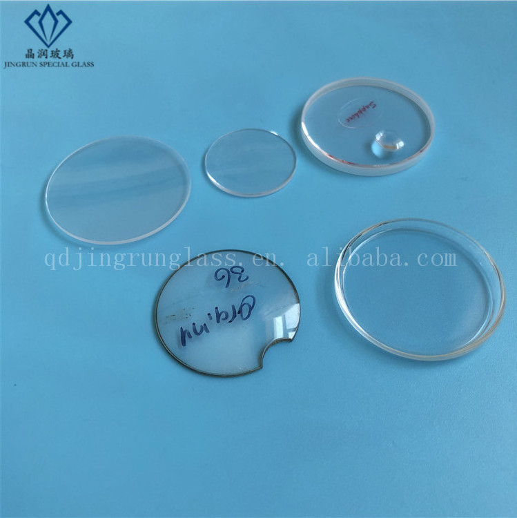 High transparent clear custom sapphire crystal glass optical sapphire glass plate windows